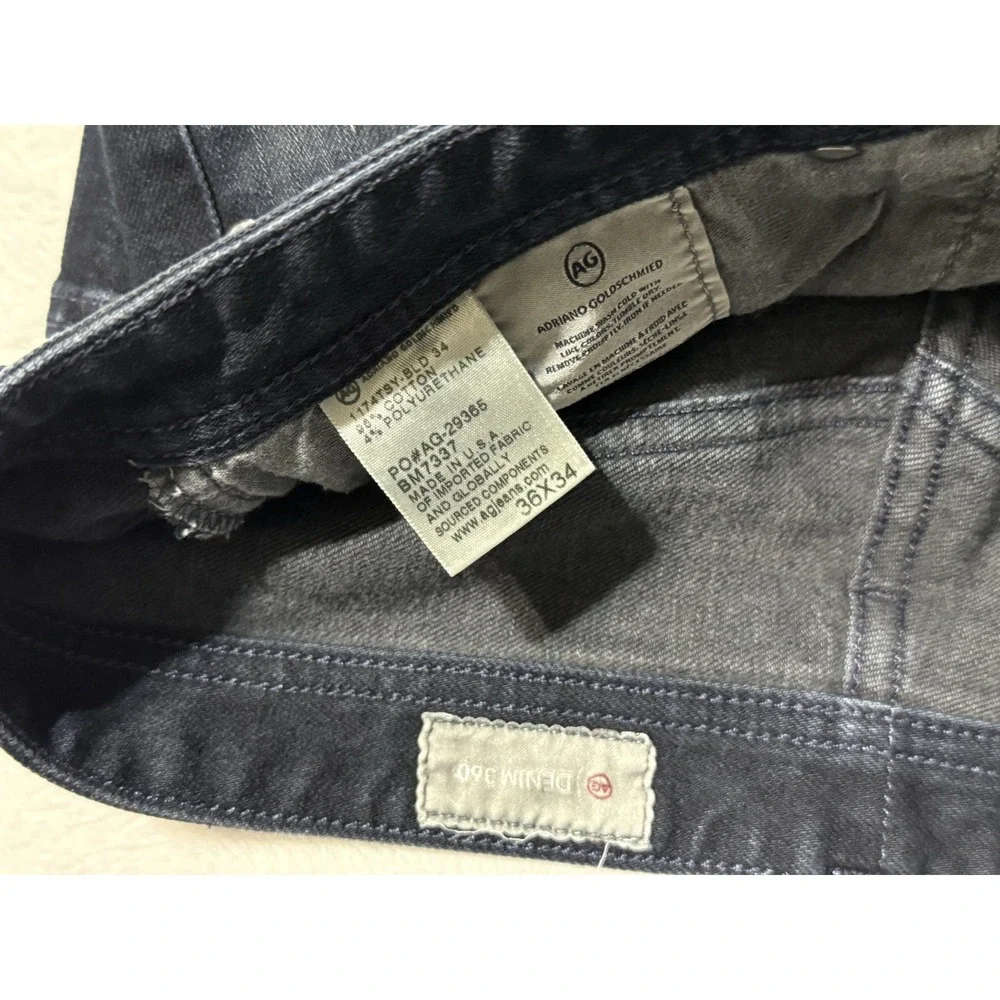 AG Adriano‎ Goldschmied Jeans Mens 36x28 Blue Graduate Tailored Denim Dark Wash